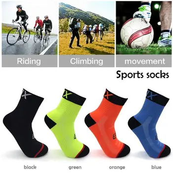 Cyklistické Ponožky Prodyšné Jezdecké Nohy Ponožky Ochranu, Venkovní Běh, Lezení Silniční Kolo Nylon Ponožky Cyklistické Techniky