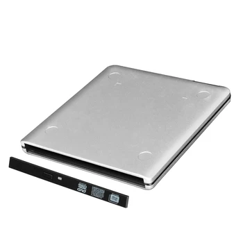 DeepFox 9,5 mm Externí Optický Disk Drive Case Box USB 3.0 SATA Vysoké Rychlosti Macbook pro Windows PC, Notebooku, CD/DVD-ROM, Optické Bay