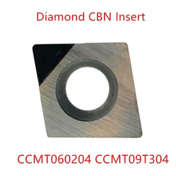 Diamond CNC destičky CCGW 060204 CCGT Ccmt09t304 CCMT Cnmg120404 CBN kovové frézy z karbidu soustruh nástroj s bezplatnou přepravu 1ks