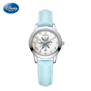 Disney Původní Frozen Elsa Princezna Minnie Mouse Cartoon Gir Quartz Bling Sníh Kalendář Dial Ležérní Náramkové Hodinky Nový Dárek Hodiny