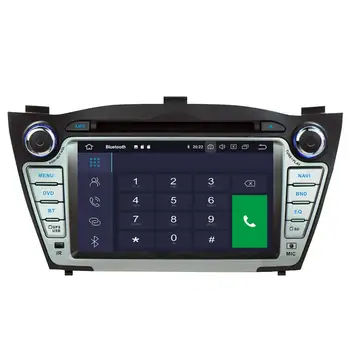 DSP Android 9.0 Auto GPS Navi Multimediální přehrávač Pro Hyundai IX35 Tucson 2009-DVD Audio stereo rádio typ recerder hlavní jednotky