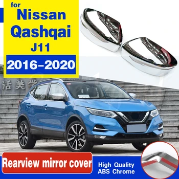 Dveře, Boční Zrcátko Zpětné Strip Chrom Kryt Lišta Příslušenství Pro Nissan Qashqai J11 2016 2017 2018 2019 2020 Car Styling
