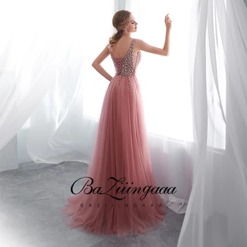 Elegantní Večerní Šaty Ženy Diamond Květinové Tisk Šifon V-Neck Vhodné pro Večírky Družička Dresss Vlastní Barevné Šaty