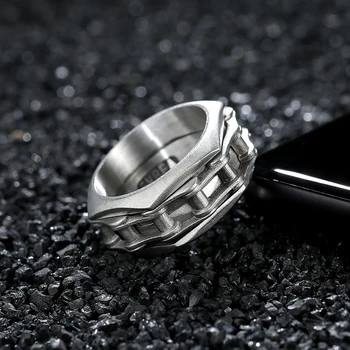 EVBEA Nový Design ústrojí a Hodiny Ukazatel Steampunk Prsten pro Muže, Ženy, Šperky, Doplňky