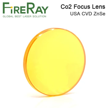 FireRay Objektiv USA CVD ZnSe Průměr 12 15 18 19.05 20 FL 38.1 50.8 63.5 76.2 101.6 127 mm pro CO2 Laserové Gravírování Řezací Stroj