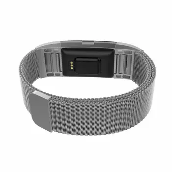 Fitbit charge 2 náhradní kapela Magnetické Milanese Smyčky kovové Pásmo inteligentní náramek pro fitbit charge 2