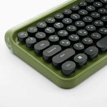 Gembird KBS-9001 klávesnice a myš kit, bezdrátová, 1600 dpi, USB, zelená 5197012
