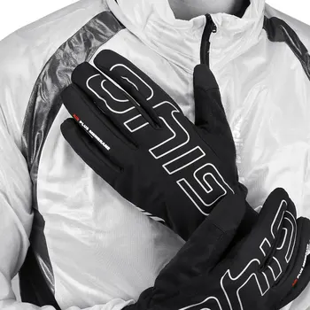 Giyo mater zimní venkovní sportovní cyklistické rukavice, nepromokavé cyklistické rukavice muži cyklistické rukavice teplý fleece kolo full finger rukavice