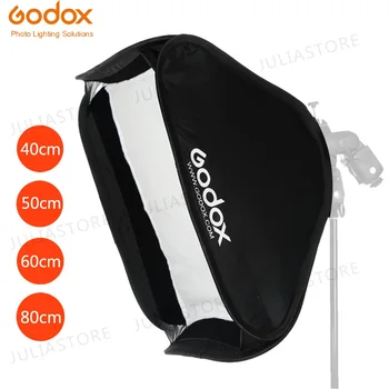 Godox 40x40cm 50x50cm 60x60cm 80x80cm Skládací SoftBox Speedlite Blesk Softbox pro S-typ Držáku uchycení Bowens Elinchrom Mount