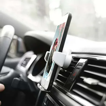 Gravitace Reakce, Auto, Mobilní telefon držitele Klip typ ventilace monut GPS auto telefon držák pro iPhone 8 7 6 6s Plus, Samsung S7 S8 S9