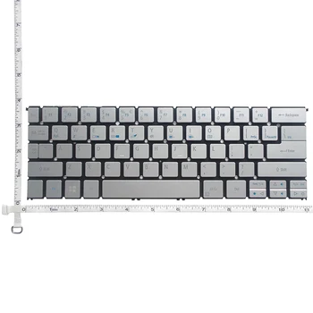 GZEELE NOVÉ AMERICKÉ angličtině laptop klávesnice pro Acer Aspire S7-391 S7-392 MS2364 stříbrná klávesnice bez podsvícení