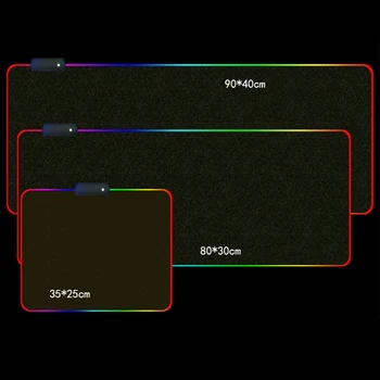 Herní Podložka pod myš, Pro Gaming Mouse Klávesnice RGB LED Barevné Osvětlení-režim Přesnost Sledování Profesionální Herní Podložka pod Myš
