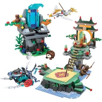 Holky, Kluky, Řada Stavební Bloky Hračky Sady Shuiliandong Dragon Palace Bloky, Cihly Hračky Pro Děti, Vánoční Dárky k narozeninám