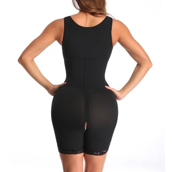 Hubnutí Spodní Prádlo Plus Velikost Ženy Tvarování Těla Butt Lifter Kombinézu Na Zip, V Pase Trenér Stehna Štíhlejší Bříško Ovládání Shapewear