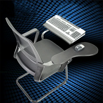 Hyvarwey Plné Pohybu Multifunkční Luk Židle Upínací Keyboard/ Mouse Pad Podpora Laptop, psací Stůl Držák Tablet PC Stát