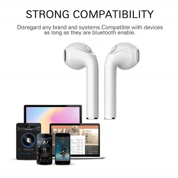 I7s TWS 5.0 Bezdrátové Bluetooth Sluchátka pro Huawei Honor Play Tablet, Sluchátka, Hudba, Sluchátko Nabíjecí Box