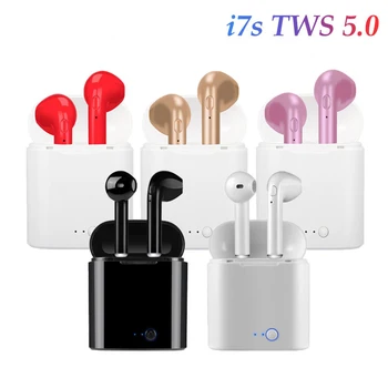 I7s Tws Bezdrátová Sluchátka, 5.0 Bluetooth Sluchátka Sluchátka Handsfree v uchu Sportovní Sluchátka S Nabíjecí Box Pro všechny smartphone