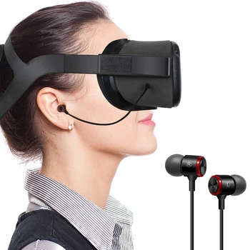 In-Ear sluchátka Sluchátka Kompatibilní s Oculus Quest/Rift S VR Náhlavní souprava,na obě uši
