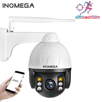 INQMEGA Cloud 1080P Venkovní PTZ IP Kamera WIFI Speed Dome Auto Sledovací Kamera 4X Digitální Zoom, 2MP Onvif IR CCTV Bezpečnostní Kamery