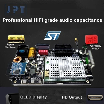 JPT 2 Din Android PX6 Dotykový Displej Multimediální Přehrávač s Hexa Core Auto Rádio Stereo GPS Audio Video Přehrávač QLED Displej 4G+64G