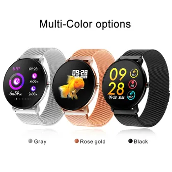 K9 Pro Chytré Hodinky 1.3 Palcový Plně Dotykový Muži Srdeční Frekvence, Krevní Tlak Monitor Fitness Tracker IP68 Vodotěsné Ženy Smartwatch M