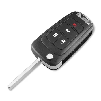 KEYYOU Auto Alarm Dálkové Key Fit Pro Chevrolet Malibu Aveo Cruze Jiskra Plachty 2/3/4 Tlačítka Zamykání 433MHz ID46 Čip