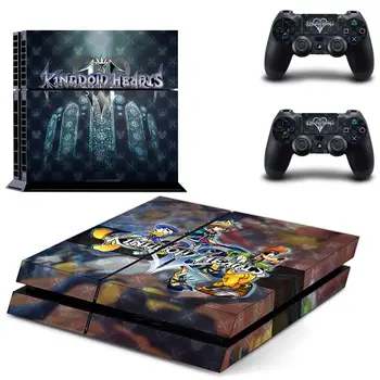 Kingdom Hearts PS4 Samolepky Play station 4 Skin PS 4 Samolepky Obtisk Kryt Pro PlayStation 4 PS4 Konzole A Regulátor Kůže Vinyl
