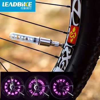 Leadbike 7 LED Barevné kolo Kolo Kolo Světla LED Cyklistika Kola, Příslušenství Vodotěsné auto Pneumatiky Ventil Světlo pro Dopravu Zdarma