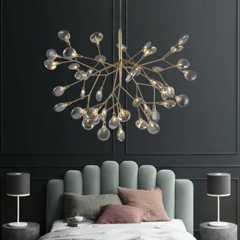 LED Moderní firefly Lustr světlo stylové větev stromu lustr lampa dekorativní stropní chandelies závěsné Led Osvětlení