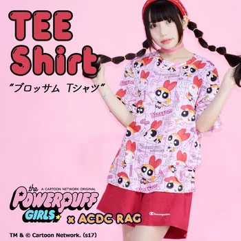 Letní Nový Krátký Rukáv T Shirt Ženy Ležérní Harajuku Kawaii Pryskyřník Policie Dívky Cartoon Print Tee Shirt Femme Korejské Oblečení