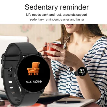 LIGE Muži a Ženy Chytré Fitness Hodinky Smartwatch Krevní Tlak, Srdeční Frekvence Monitoru Krokoměr Sportovní Hodinky Muži pro Android iOS