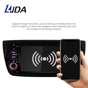 LJDA Android 10 Auto Multimediální Přehrávač Pro FIAT DOBLO 2010-2016 1 Din autorádio, GPS Navigace, Stereo 4G+64G Octa Jádra WI-fi DSP