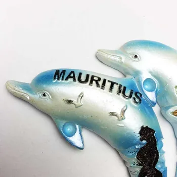 Mauricius suvenýry mořské větrné magnetické nálepky lednička samolepky domácí dekorace řemesla