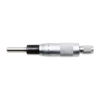 Mikrometr Hlavice 0-25mm Přesnost 0,01 mm Plochý Měřicí Nástroj Typ Závit Vroubkovaný Knoflík pro Nastavení Mikrometru Hlavy