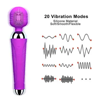 Mocná Kouzelná Hůlka AV Vibrátor Sexuální Hračky pro Ženy, Klitoris Stimulátor Sex Shop hračky pro dospělé G Spot vibrační Dildo pro ženy