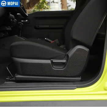 MOPAI Uhlíkových Vláken Samolepky pro Jimny JB74 Auto Přední Sedadla Panel Dekorace Kryt pro Suzuki Jimny 2019+ Accessoreis