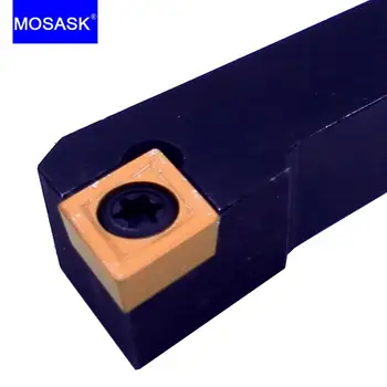 MOSASK SCLCR Toolholder 20 16 25 12 MM Obrábění Frézy Tungsten Carbide Vložky CNC Soustruh Vnější Soustružení Nástroj Držitele
