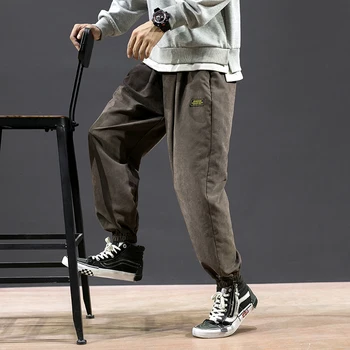 Muži Barevné 2020 Japan Style Harém Kalhoty Pánské Volné Koláže 5XL Kalhoty Mužské Streetwear Kalhoty Móda Zdraví