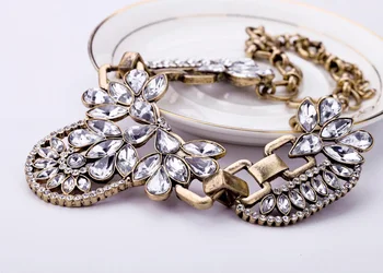 Móda módní doplňky vintage royal elegantní dámský náhrdelník doprava zdarma