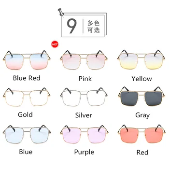 Módní Design, Velké hranaté Brýle Pánské Kovové Pružiny Brýle Rám Retro Dámské Brýle na lékařský Předpis