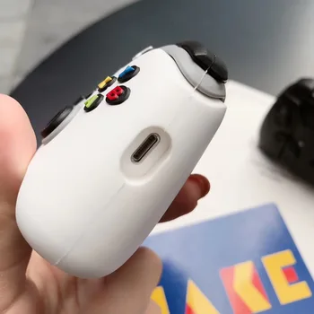 Módní Klasické Retro Herní Konzole Bezdrátové Bluetooth Sluchátka Pouzdro pro Airpods pro Roztomilé 3D gameboy Silicon Sluchátka xbox Kryt