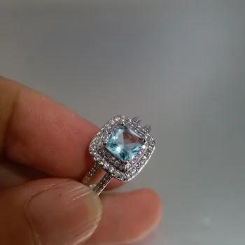 Módní vintage crystal Prsten pro ženy Nové módní retro krychlových Zirkonem Prsten klasické měděné Kroužky mužské ženské engagment dárek