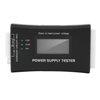 Napájení Tester pro LCD Displej Počítače Napájení Diagnostického Testeru s PC-napájecí zdroj/ATX /BTX /ITX Kompatibilní Black