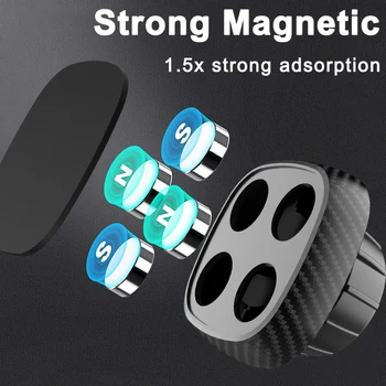 Nejlepší Magnetický Auto HUD Držák Telefonu Mini Air Vent Clip Mount Magnet Mobilní Stojan Pro iPhone XS Pro Xiaomi chytré telefony v Autě