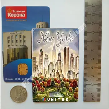 New York souvenir magnet ročník turistické plakát