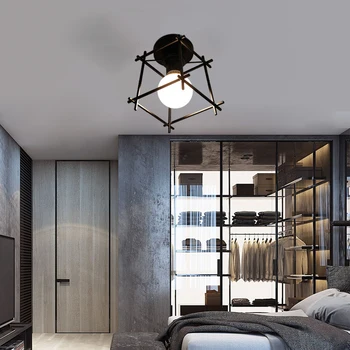 Nordic tepaného železa multi-styl LED E27 stropní svítidlo pro obývací pokoj ložnice kuchyň, uličky, chodby, veranda, balkon vybavení pokoje