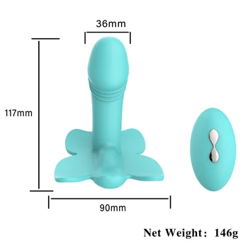Nosit Dildo Vibrátor Sexuální Hračky pro Ženy, Orgasmus Masturbátor G Spot Klitoris Stimulovat Dálkové Ovládání Kalhotky, Vibrátory Dospělý Sex Hračky