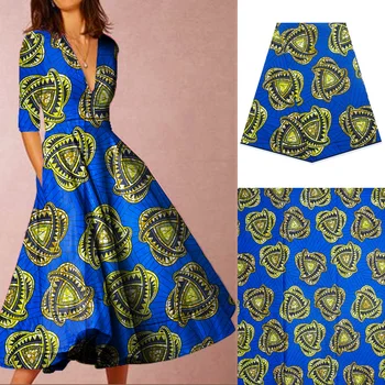 Nové Bavlna Původní Skutečné Vosk Ankara Tkaniny 2020 African Print Fabric Pro Svatební Šaty Tkáně Africké Tkaniny Vosk Tkaniny