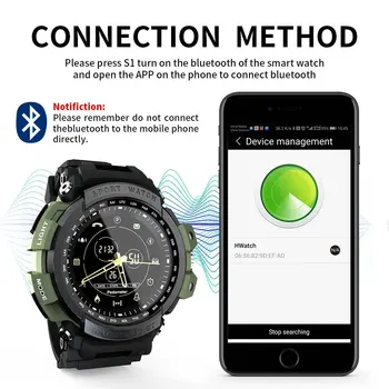 Nové LOKMAT MK28 Chytré Hodinky Vodotěsné, Krokoměr, Hovor Připomínka, Fitness Tracker Bluetooth Sportovní Smartwatch Muži Pro iOS Android