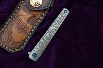 NOVÉ MS3 skládací nůž m390 blade Titanu rukojeť nástroj, Venkovní táboření, lov kapesní kuchyň ovoce EDC nástroj